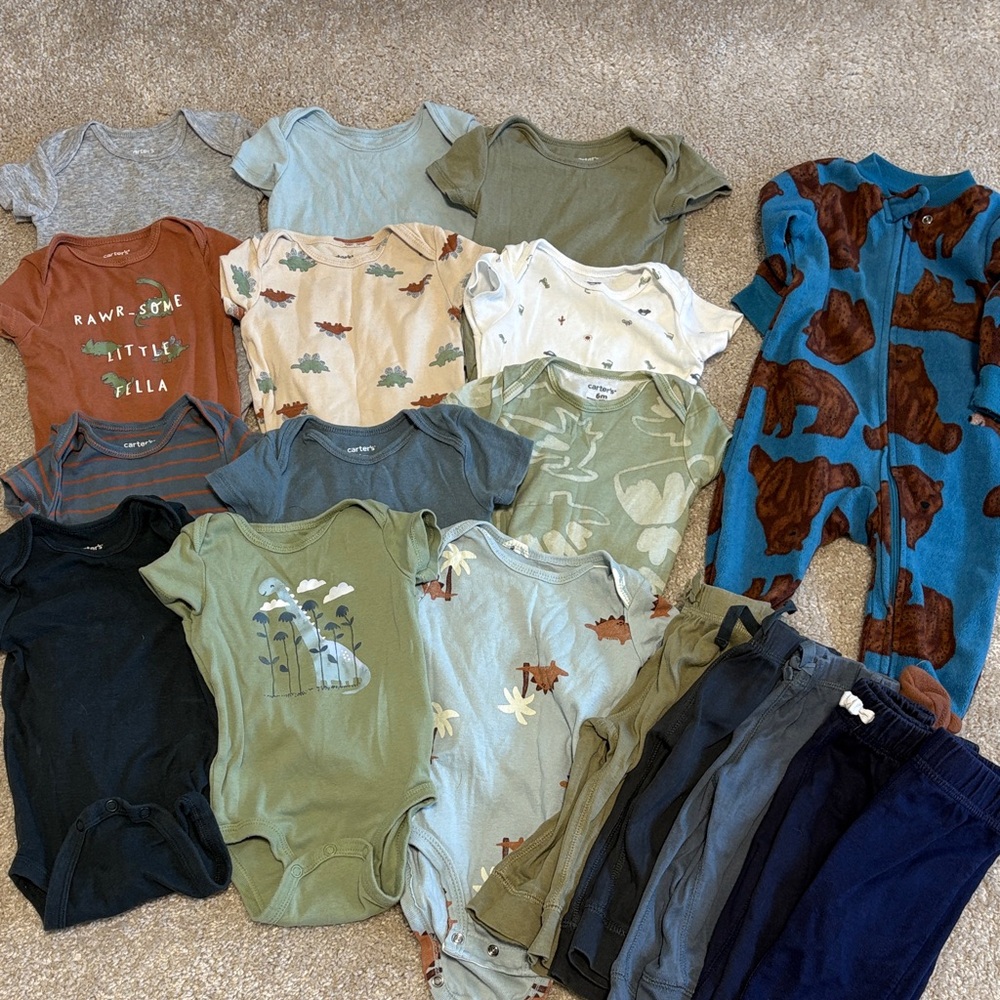 6 Month Baby Boy Bundle - 18 pcs